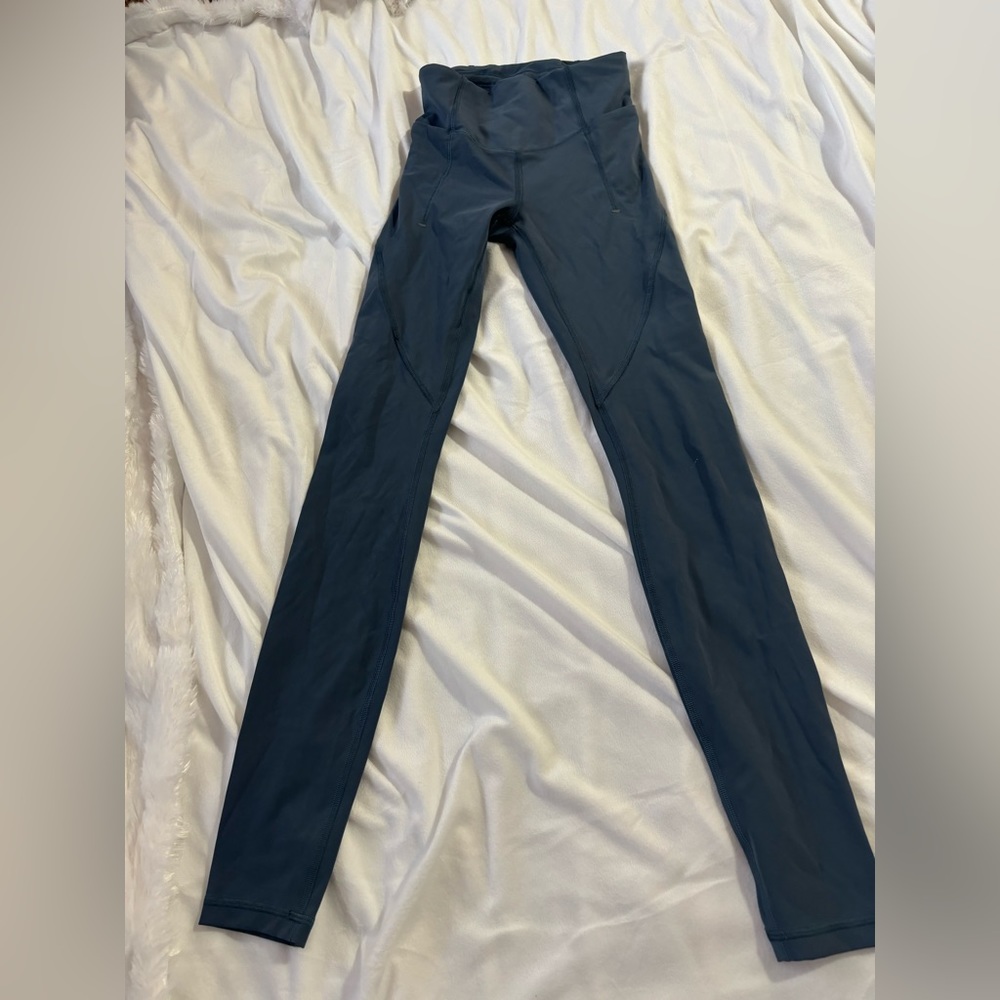 blue lululemon leggings